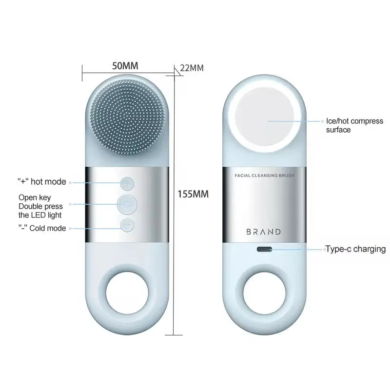 فرشاة تنظيف وجه كهربائية - Waterproof Electric Facial Cleansing