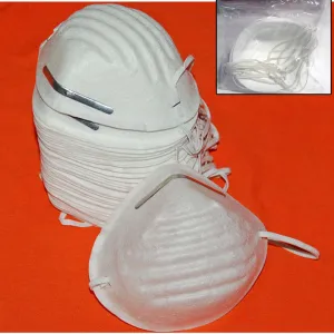 100 Respirator Face Mask Air Filter Paint Dust Mouth Disposable Breathing Safety