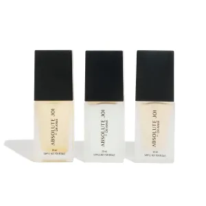 AbsoluteJOI Double Cleansing Kit in TSA Compliant Travel Size Bottles (20 ml). Three products included - Make Up Removal Cleansing Oil, Foaming Facial Cleanser & Aloe Face Toner