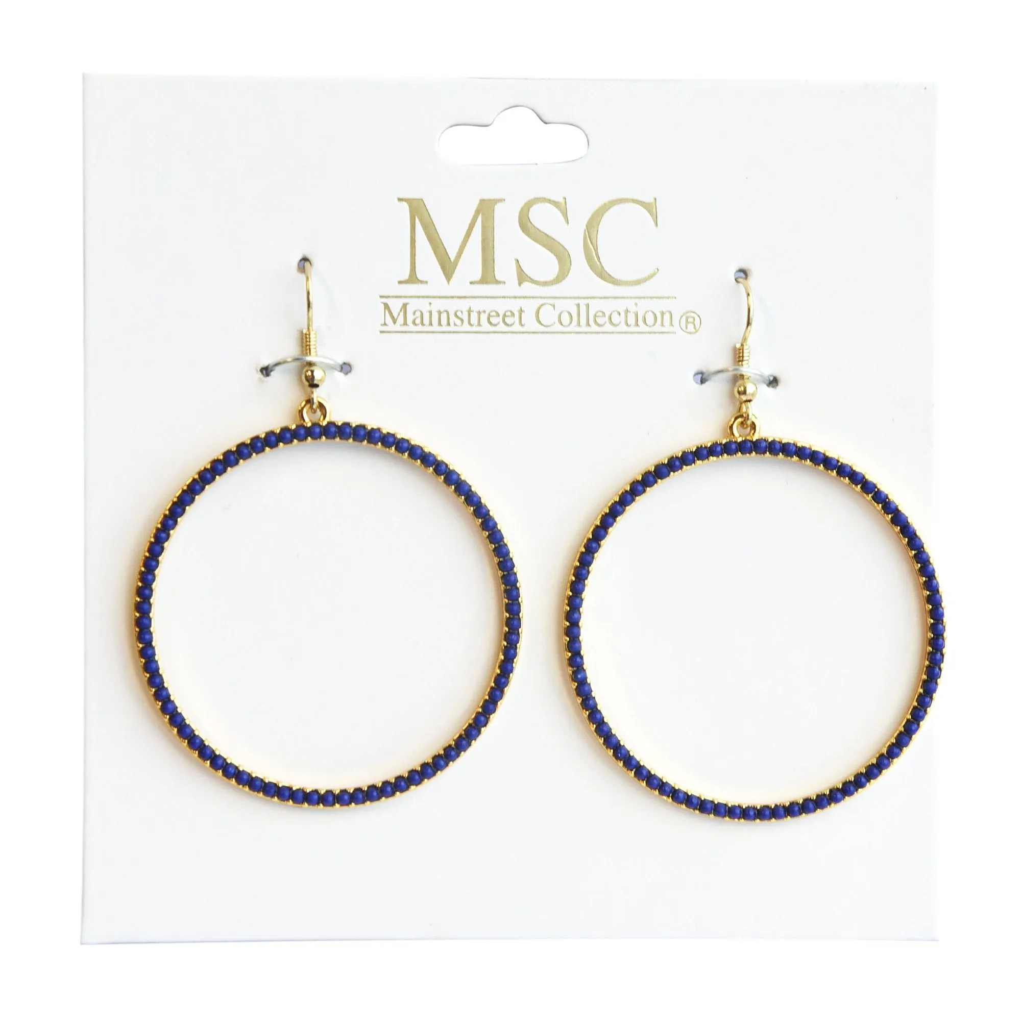 Bead Circle Earrings