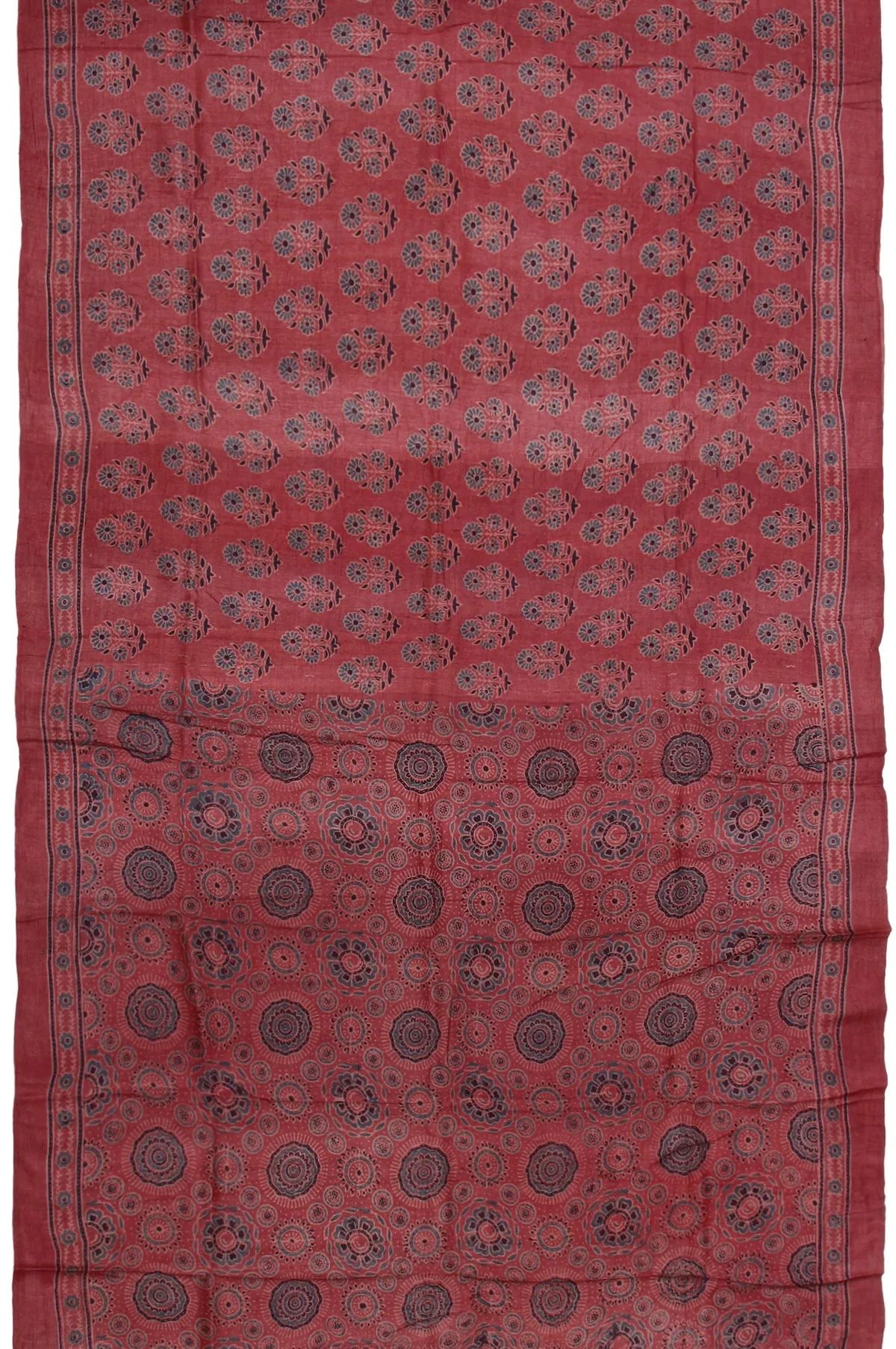 Brown Tussar Saree with Dot Butta