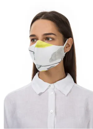GRIZAS FACE MASK non medical  P9 LINEN AND COTTON min print