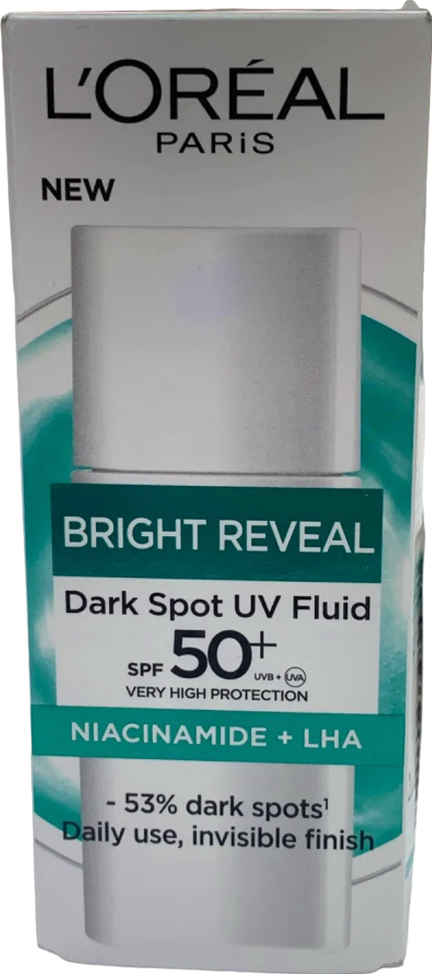 L'Oral Paris Bright Reveal Dark Spot UV Fluid SPF 50  50ml