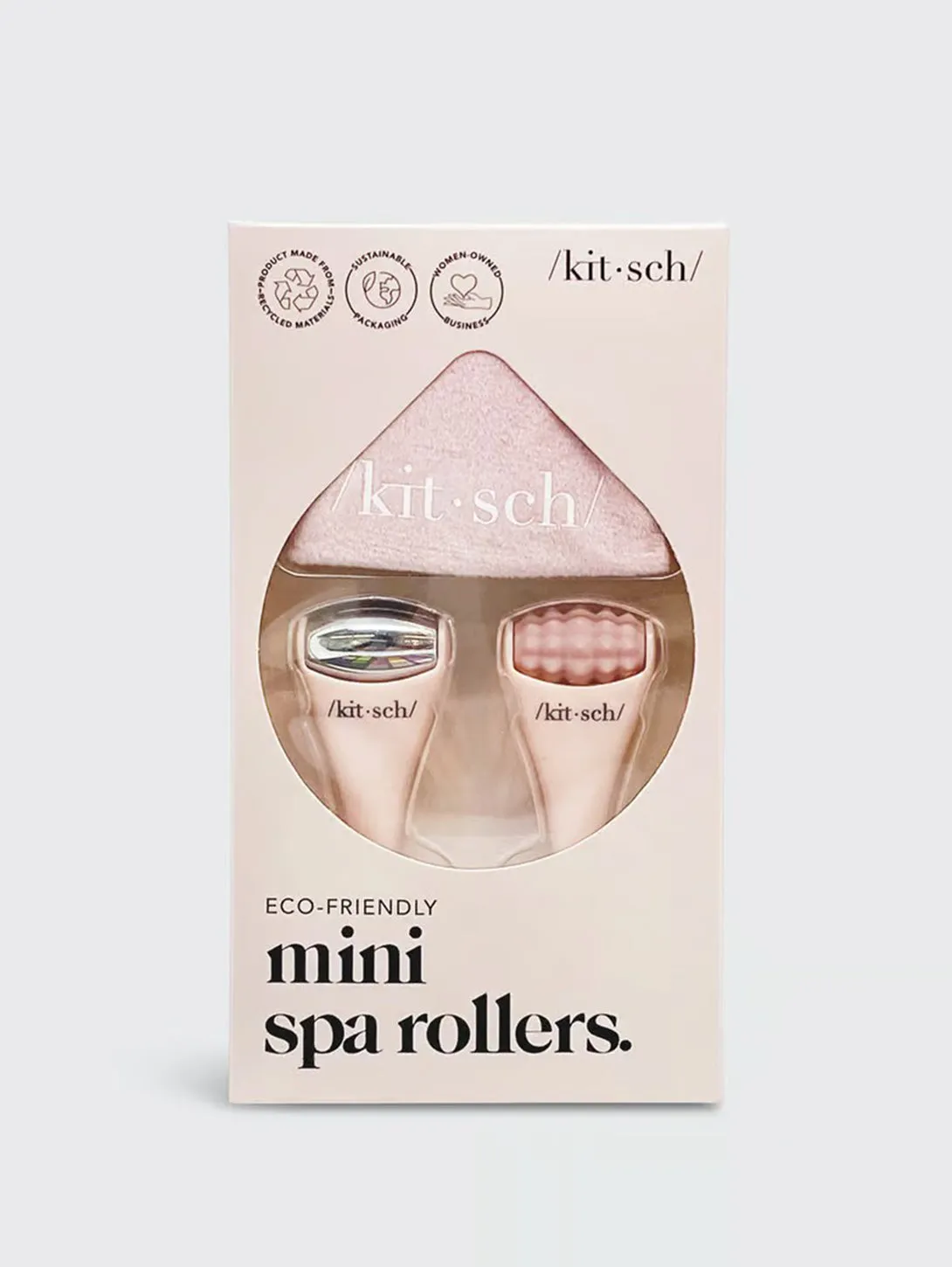 Mini Spa Rollers - Pink