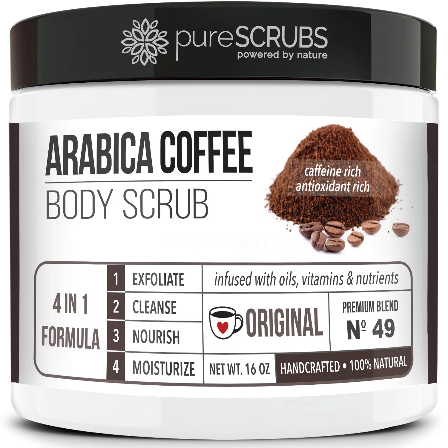 Original Body Scrub / Arabica Coffee / Premium Blend #49