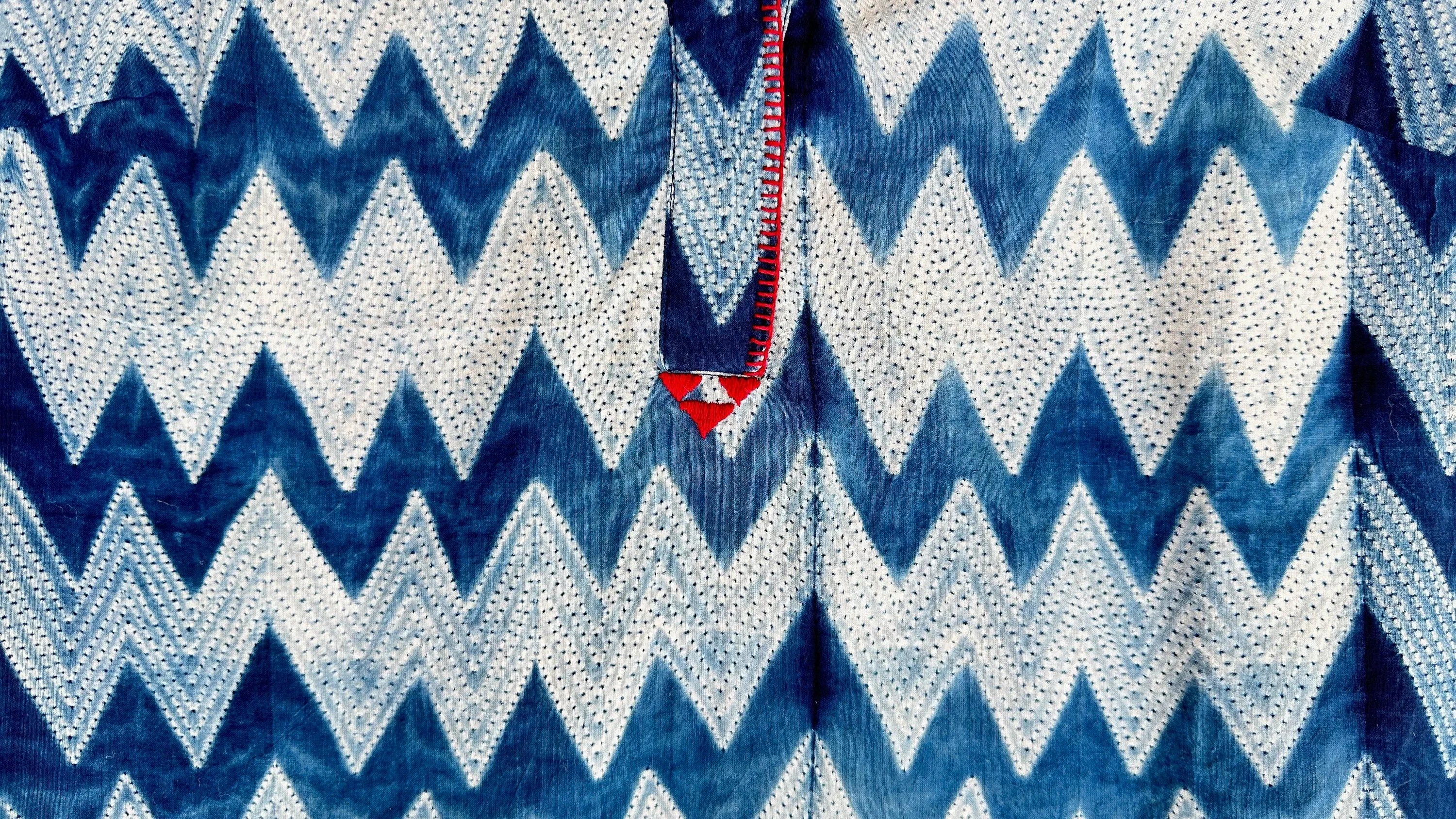 Shibori Tie Dye Dress. Indigo. Fabindia. New With Tags.