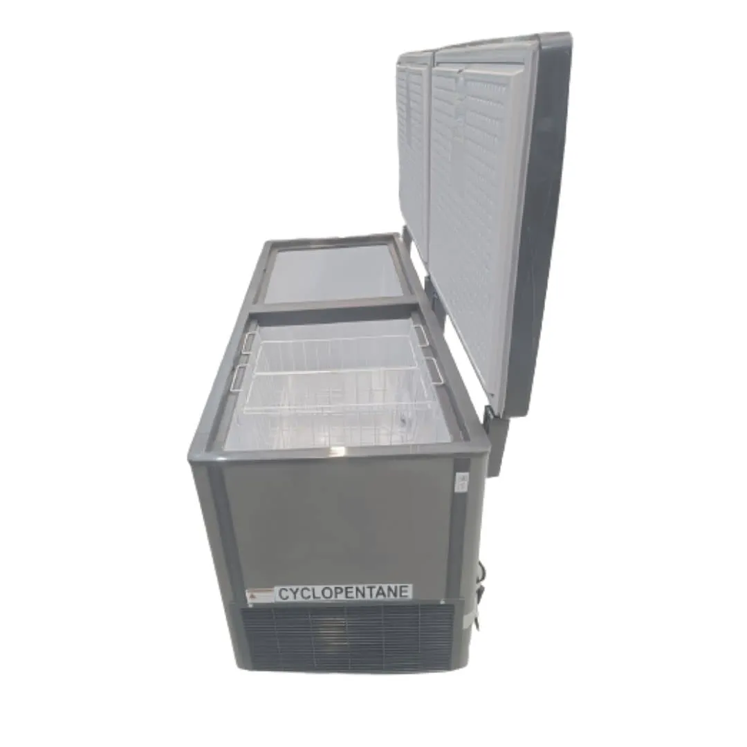 Voltas CVF500 DD P  Grey CONVERTIBLE 4 Star Hard Top Deep Freezer Hard top deep freezer (500LT.)