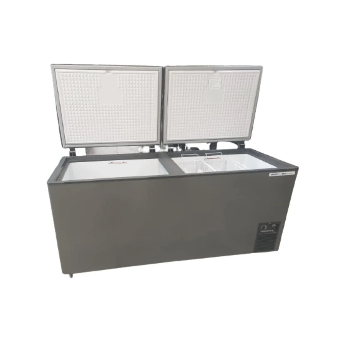 Voltas CVF500 DD P  Grey CONVERTIBLE 4 Star Hard Top Deep Freezer Hard top deep freezer (500LT.)
