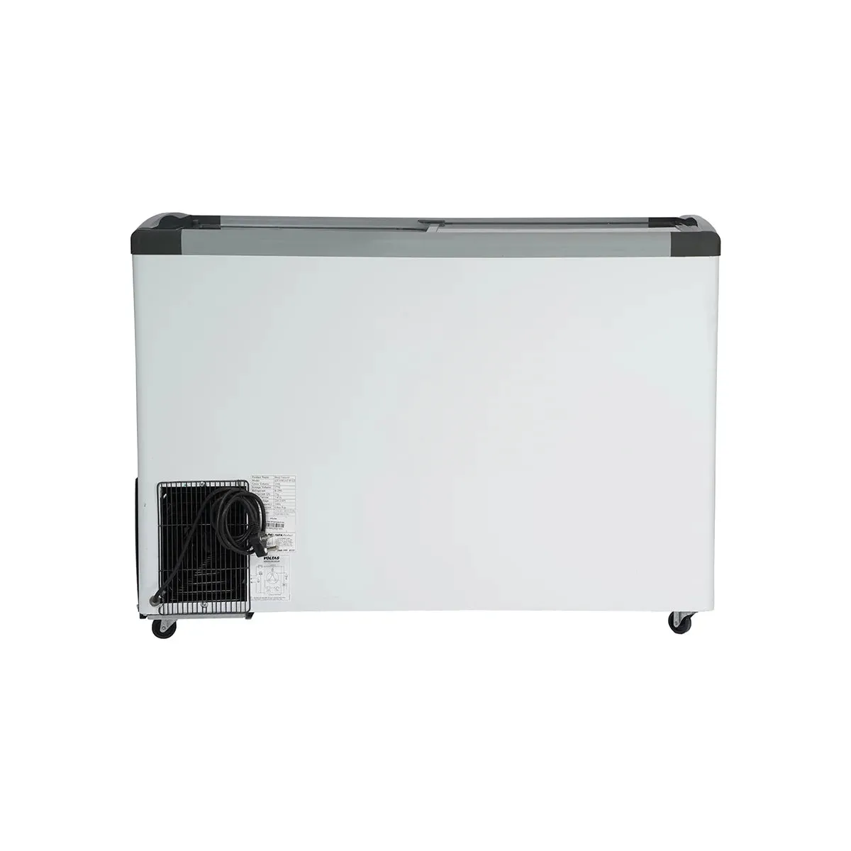 Voltas GT340GA5-PL-W-G3 Flat Glass Top Freezers - 275 Liters, 5 Star