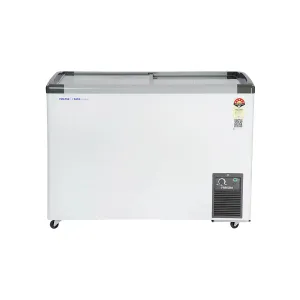 Voltas GT340GA5-PL-W-G3 Flat Glass Top Freezers - 275 Liters, 5 Star